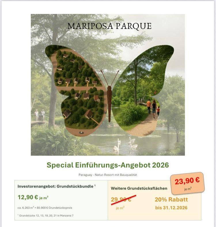 Mariposa Parque Banner